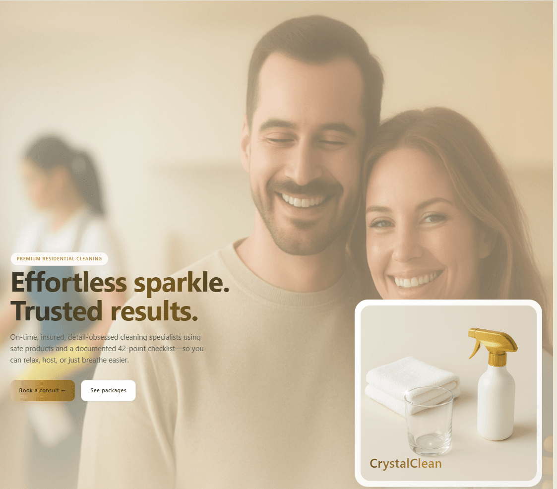 CrystalClean Pro concept preview